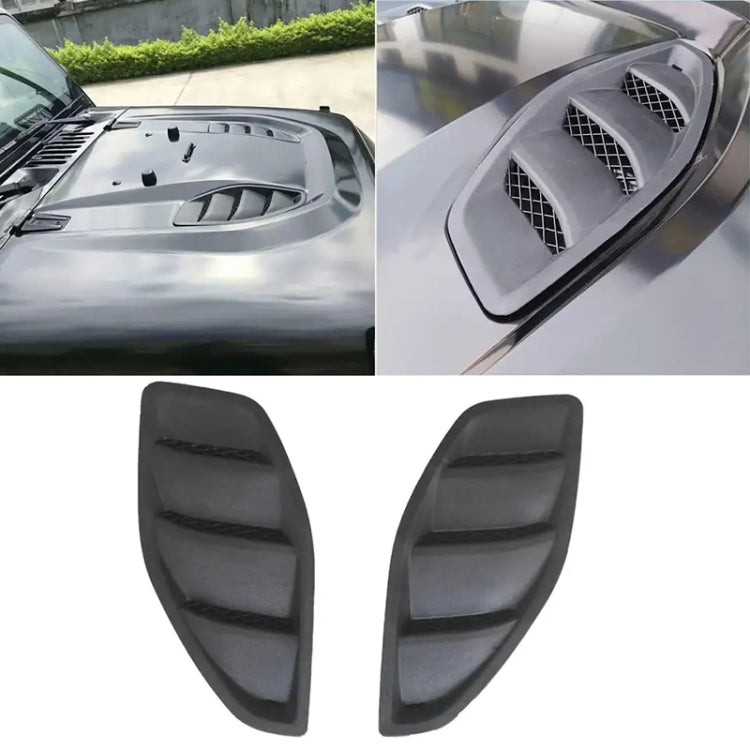For Jeep Wrangler JK 2007-2017 Car Hood Trim Panel + Hood Ball Head Set