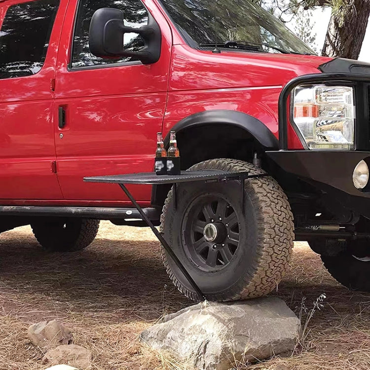 Car Outdoor Camping Tire Folding Portable Metal Dining Table