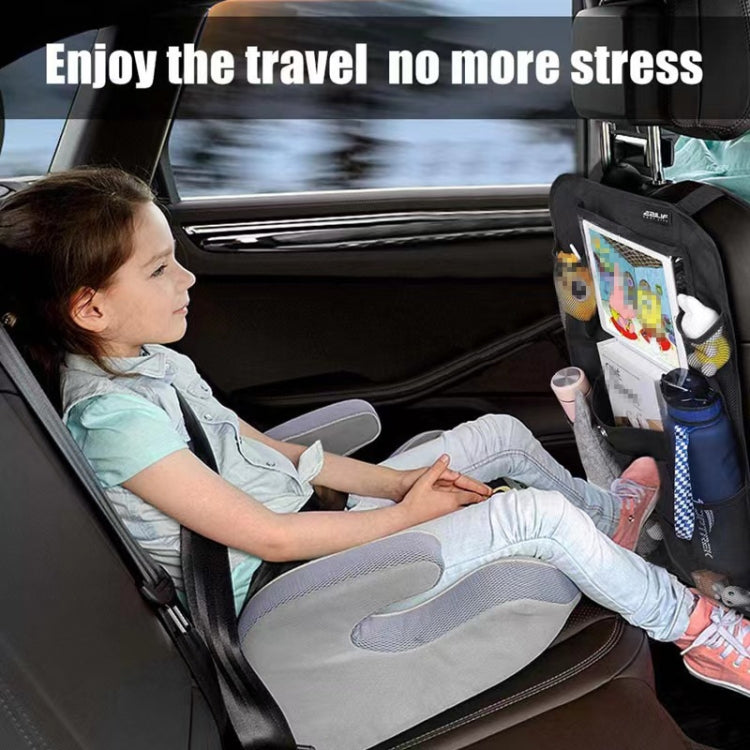 Car Rear Seat Oxford Cloth Storage Bag Car Seat Back Anti-kick Pad, Car Seat Back Anti-kick Pad