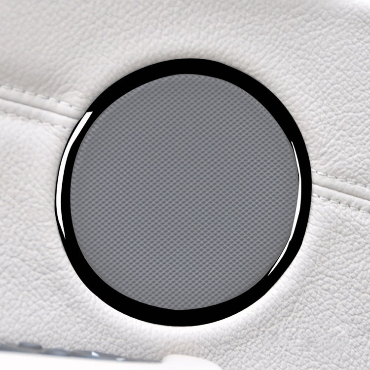 4pcs / Set Car Door Horn Ring Decorative Sticker for BMW X5 E70 2008-2013 / X6 E71 2009-2014, Left and Right Drive Universal, Door Horn Ring 4pcs