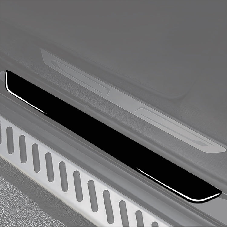Car Door-step Decorative Sticker for BMW X5 E70 2008-2013 / X6 E71 2009-2014, Left and Right Drive Universal, Door-step