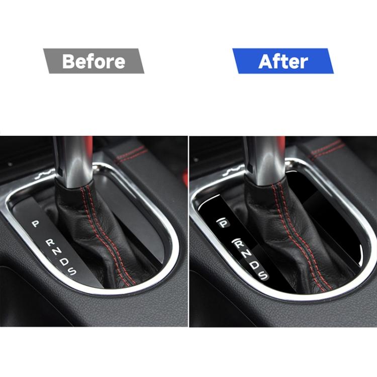 For Ford Mustang 2015-2020 Car Left Drive Gear Shift Pad Decorative Sticker, For Mustang 2015-2020, Gear Shift Pad, Right Drive