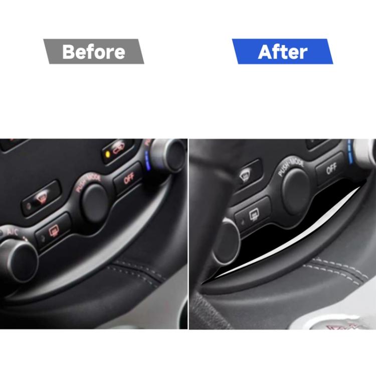 For Nissan 370Z Z34 2009- Car AC Adjustment Decorative Stripe, Left and Right Drive Universal, AC Adjustment