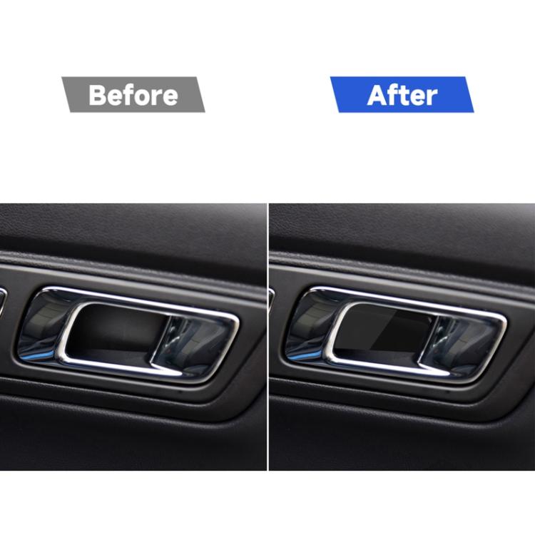 For Ford Mustang 2015-2020 Car Inside Door Bowl Decorative Sticker, Left and Right Drive Universal, Inside Door Bowl