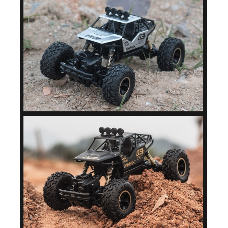 HD6026 1:16 Large Alloy Climbing Car Mountain Cross-country Four-wheel Drive Remote Control Car Toy, Size: 28cm, HD6026 1:16(Silver), HD6026 1:16(Black), HD6026 1:16(Blue), HD6026 1:16(Red)