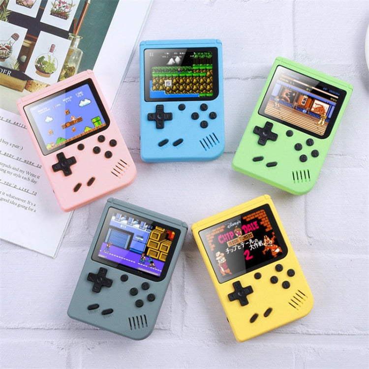 MK500 Macaron Mini Retro Classic Handheld Game Console for Kids Built-in 500 Games, Support AV Output, MK500 / Grey, MK500 / Blue, MK500 / Yellow, MK500 / Pink, MK500 / Green