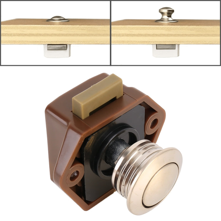 Press Type Drawer Cabinet Catch Latch Release Cupboard Door Stop Drawer Cabinet Locker for RV / Yacht / Furniture