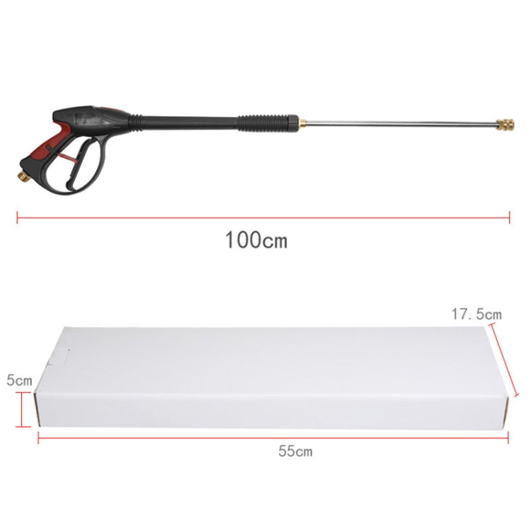 High Pressure Car Wash Gun Water Spray Jet Lance with 5 Nozzles, High Pressure Spray Gun with 5 Nozzles