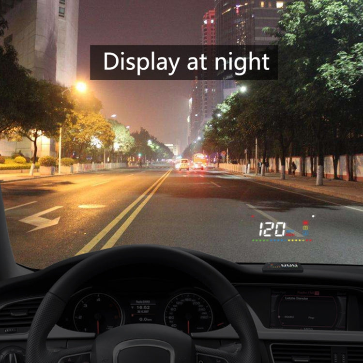 A200 OBD2 3.5 inch Vehicle-mounted Head Up Display Security System, Support Car Speed / Engine Revolving Speed Display / Water Temperature / Voltage, A200