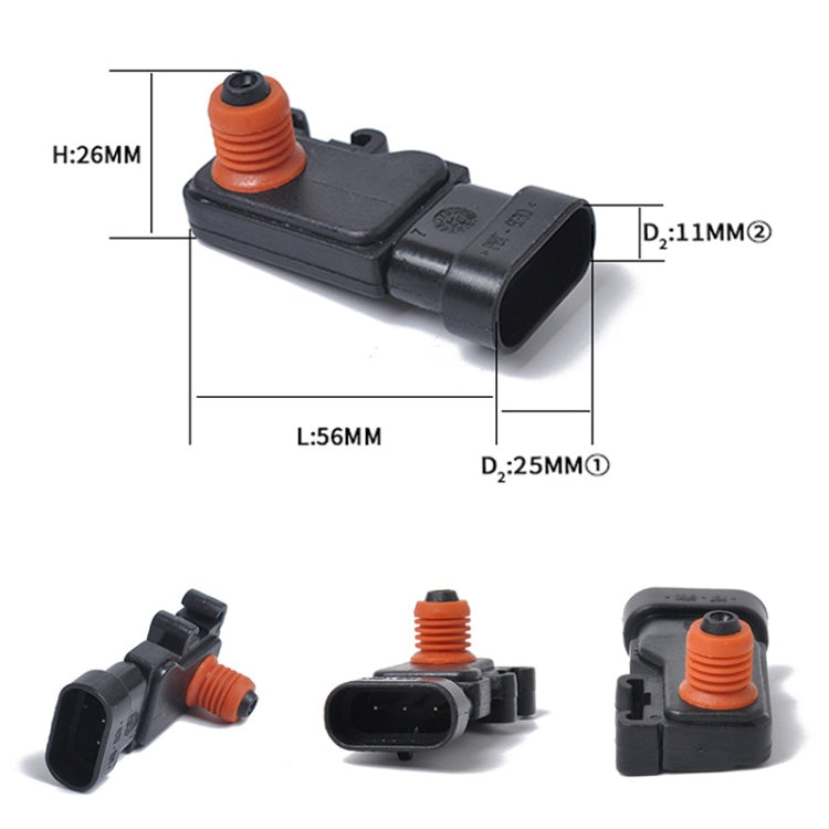 Car Intake Manifold Absolute Pressure Sensor MAP Sensor 16212460 for Buick / Chevrolet / Daewoo, For Buick / Chevrolet / Daewoo