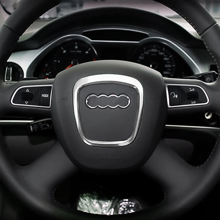 Car Auto Steering Wheel Decorative Ring Cover Trim Sticker Decoration for Audi