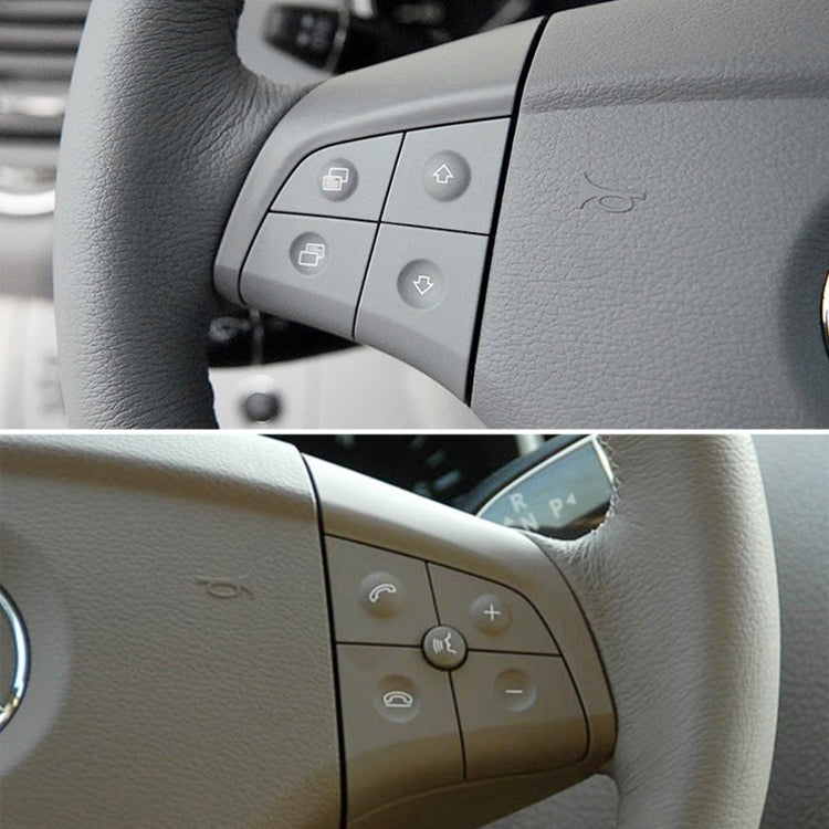 Car Right Side 5-button Steering Wheel Switch Buttons Panel 1648200110 for Mercedes-Benz W164, Left Driving, Right Side 5-button (Black), Right Side 5-button (Coffee), Right Side 5-button (Grey)
