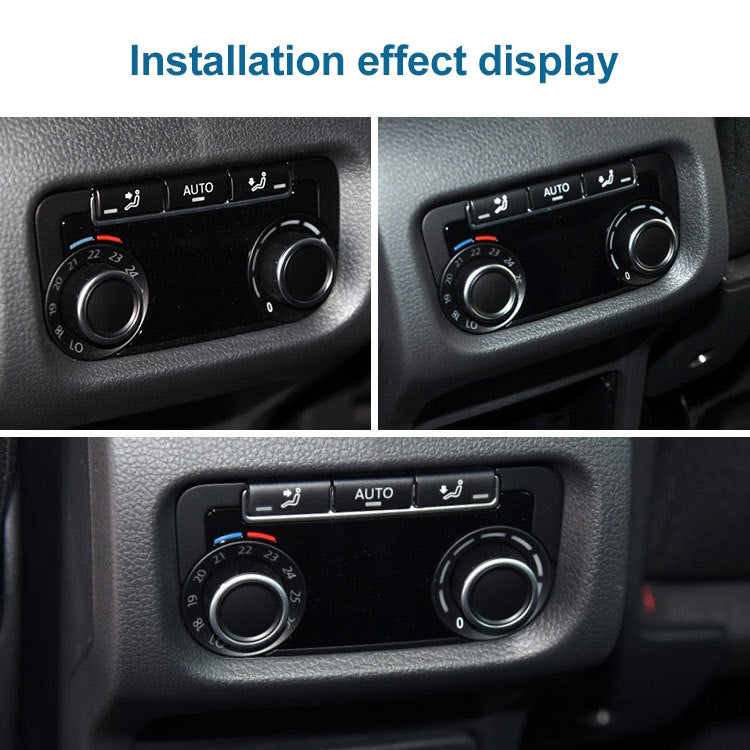 Car Rear Air Conditioner Panel Trim Cover for Volkswagen Sharan, Left Driving, For Volkswagen Sharan