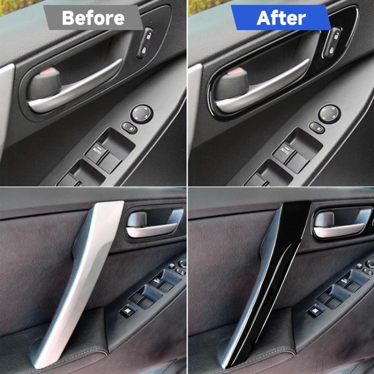 For Mazda 3 Axela 2010-2013 12 in 1 Car Door Handle Set Decorative Sticker, Left and Right Drive Universal, Door Handle Set