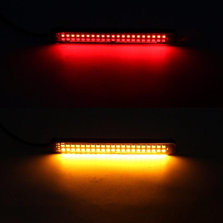 155mm DC12-24V / 2.2W Motorcycle LED Dynamic Blinker Side Lights Flowing Water Brake Lamp Turn Signal Light, Cable Length: 1m, 155mm