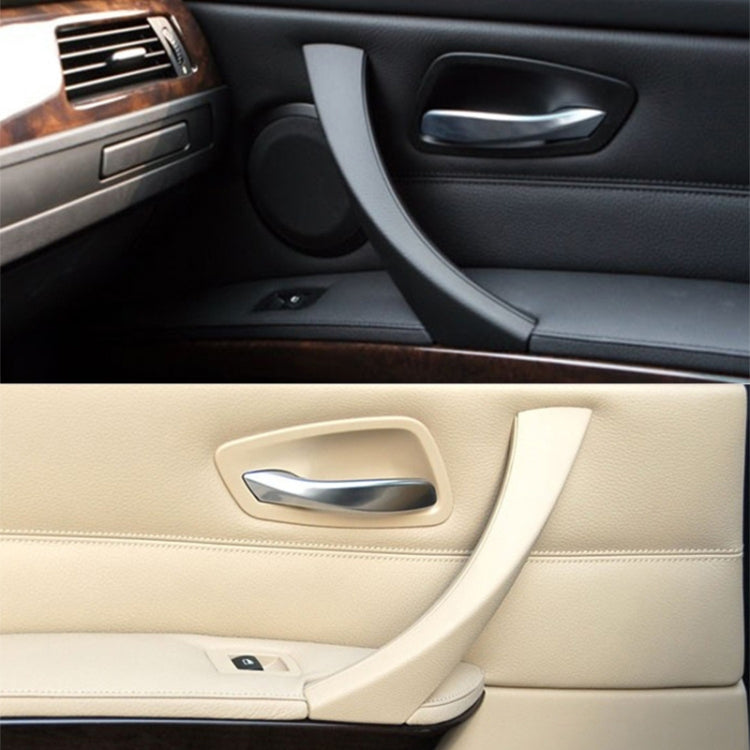 Car Right Side Inner Armrest Door Handle Assembly for BMW E90 2005-2012, Left and Right Drive Universal, Right Handle Assembly (Black), Right Handle Assembly (Grey), Right Handle Assembly (Beige)