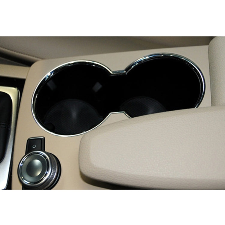 Car Central Control Storage Box Round Cover 2046800107 for Mercedes-Benz C-Class W204 2007-2014, Left Driving, Round (Grey), Round (Beige), Round
