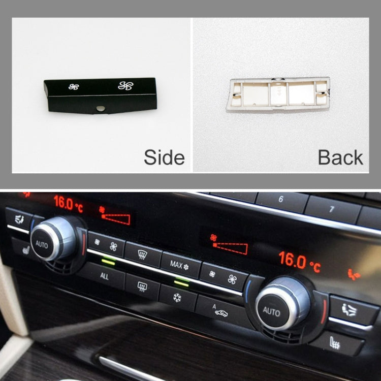 Car Air Conditioner Panel Switch Button 12-button 61319313923 for BMW F10 / F07 / F02, 12-button