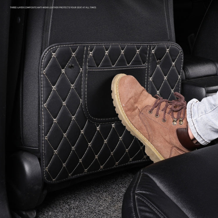 Car Half-inclusive Seat Back Anti-kick Mat Rear Anti-dirty Pad Small Size, Car Anti-kick Pad Small Size