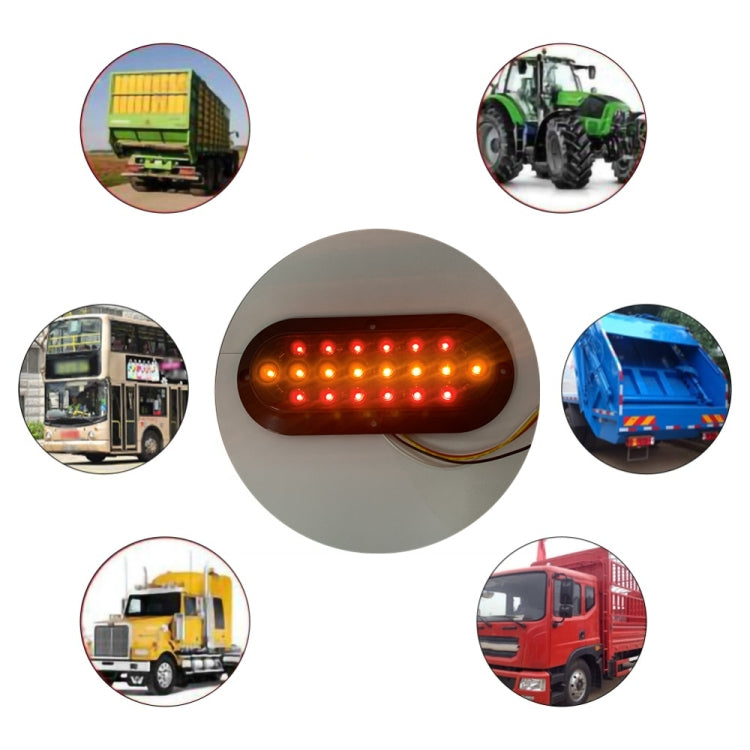 MK-012 20LEDs Dynamic Car Tail Light Signal Lamp Indicator Strobe Flashing Warning Light 12-24V, MK-012