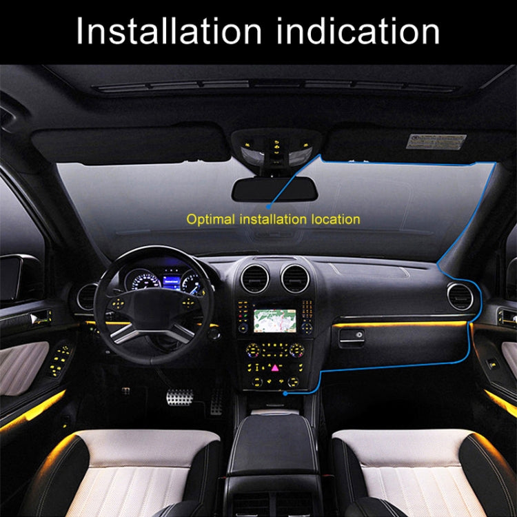 Q50 Car 4 inch HD 1080P Night Vision Front and Rear Dual-lens Driving Recorder, Q50