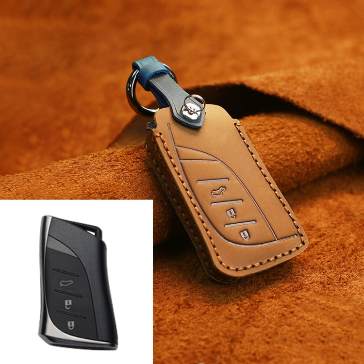 For Lexus New Style Car Cowhide Leather Key Protective Cover Key Case, For Lexus New Style