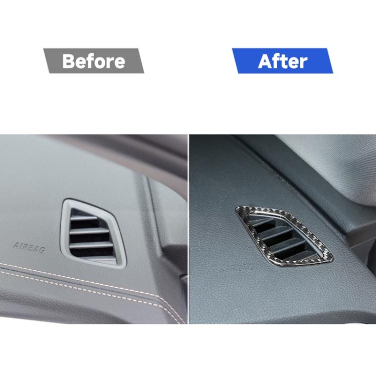 Car Dashboard Air Outlet Decorative Sticker for BMW F52 1 Series Sedan 2017-2019, Left Drive, Dashboard Air Outlet