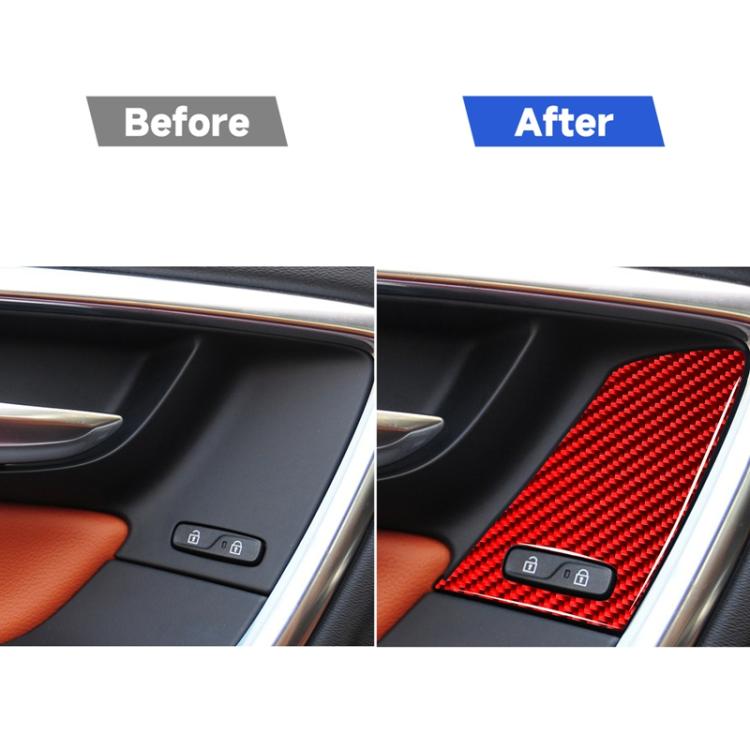 Car Window Lift Button C Decorative Sticker for Volvo V60 2010-2017, Left Drive, Window Lift Button C, Left Drive