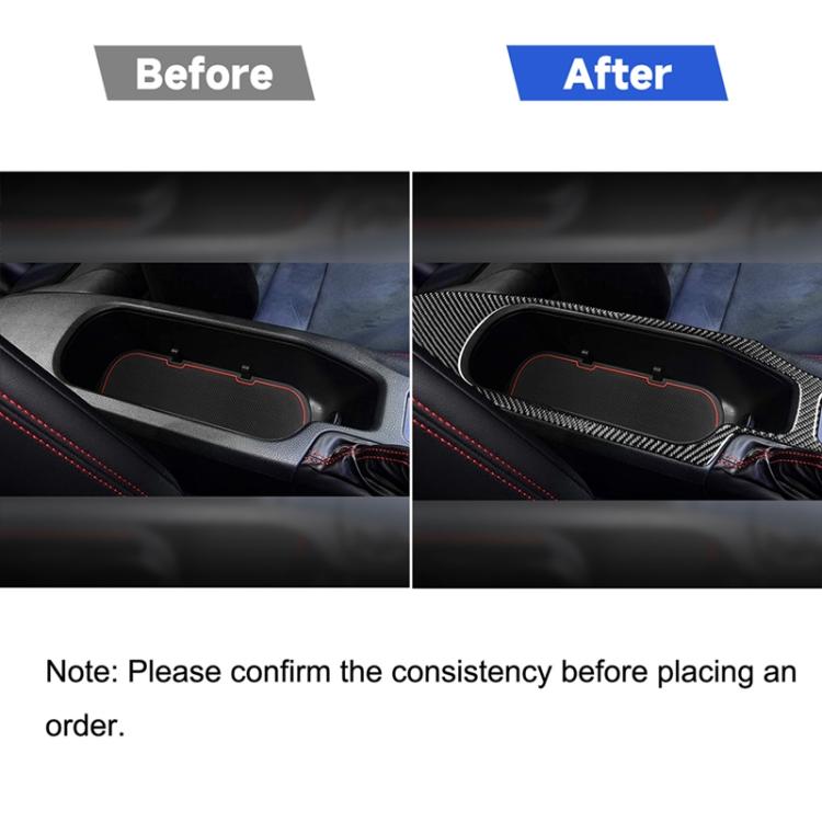 2 in 1 Car Carbon Fiber Central Armrest Panel Set A Decorative Sticker for Subaru BRZ / Toyota 86 2017-2019, Right Drive, Central Armrest Panel Set A, Right Drive