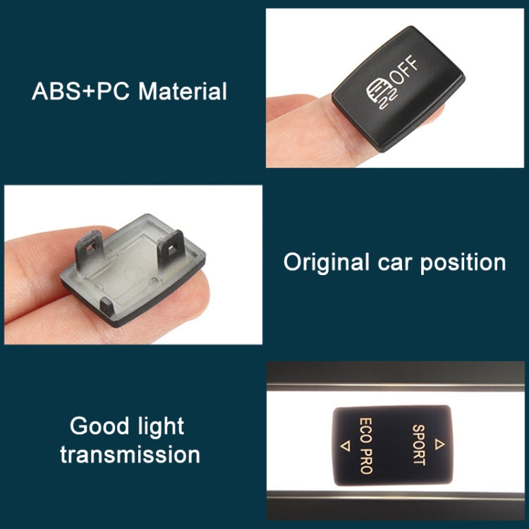 For BMW 3 Series Left Driving Car Central Control Multi-function ESP Button 6131 9252 912, ESP Button (Black), ESP Button (Red)