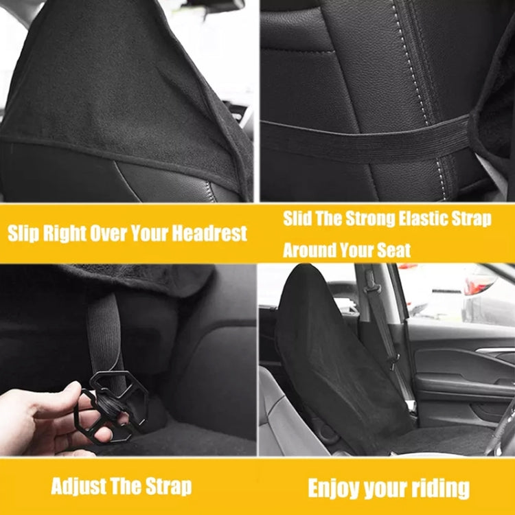 Car Universal Waterproof Anti-skid Seat Cover, Beige, White, Black, Pink, Grey, Blue
