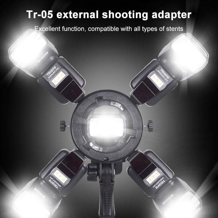 TRIOPO TR-05 Flash Holder Multi-function Camera Universal S-type Holder Accessories Transfer Interface, TRIOPO TR-05