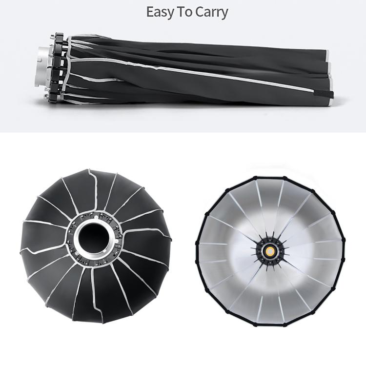 TRIOPO KP2-90 90cm Speedlite Flash Deep Parabolic Softbox Bowens Mount Diffuser, KP2-90