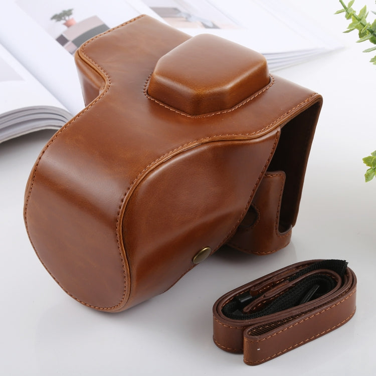 Full Body Camera PU Leather Case Bag with Strap for FUJIFILM X-T3, For FUJI X-T3