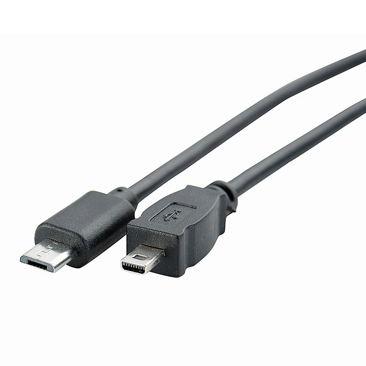 5 PCS 30cm Micro USB to Mini 8 Pin USB OTG Phone Data Cable for Nikon, Micro to Mini 8 Pin For Nikon