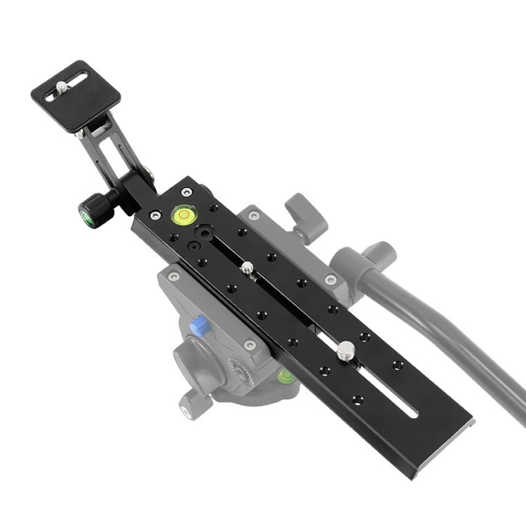 BEXIN VR-220 220mm Length Aluminum Alloy Extended Quick Release Plate for Manfrotto / Sachtler, VR-220