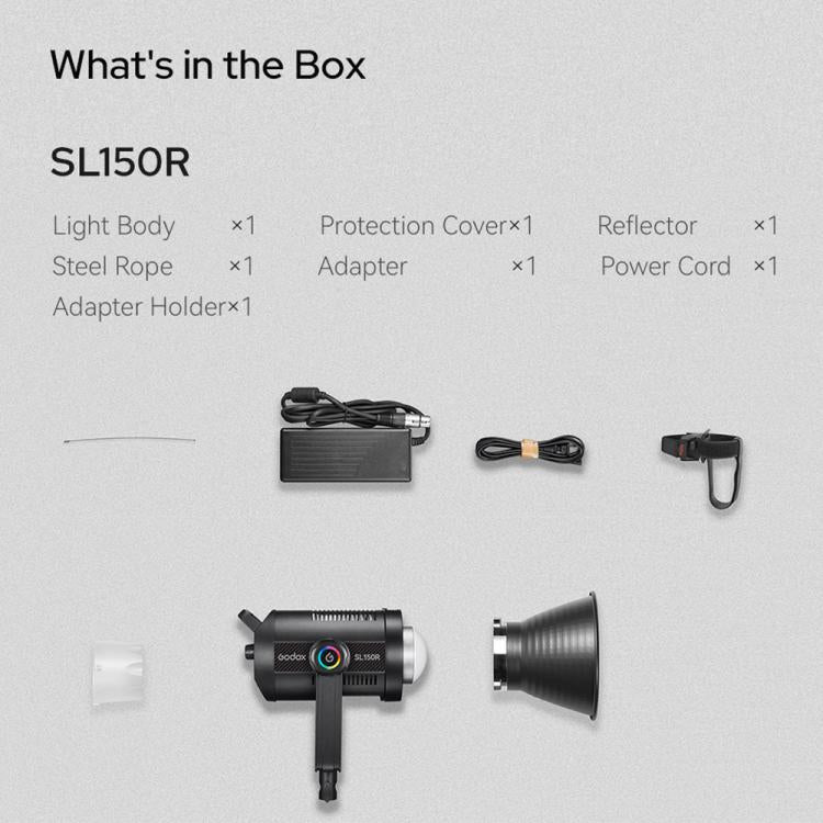 Godox SL150R RGB LED Video Light 165W CRI/TLCI 97+ COB Monolight Bowens Mount Studio Photo Light, SL150R