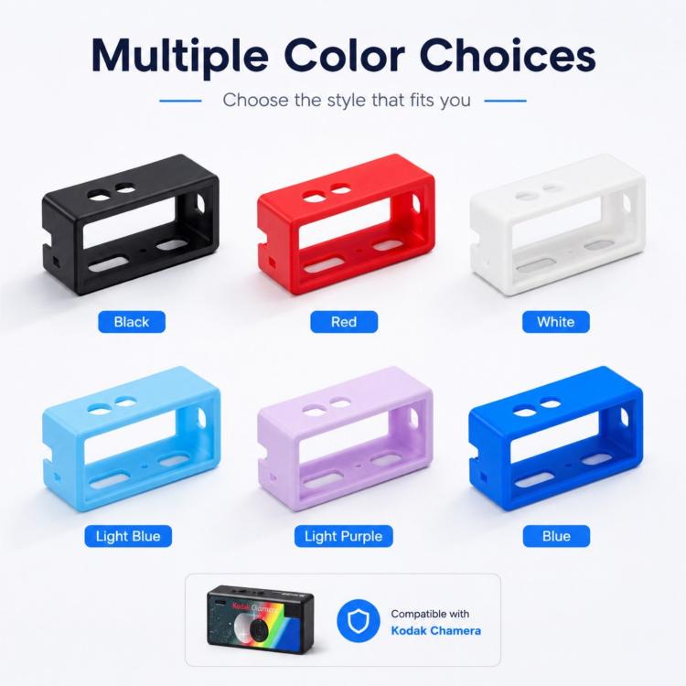 Camera Silicone Frame Protective Case For Kodak Charmera Keychain / Charmera 1987