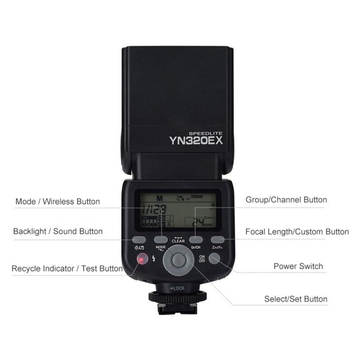 YONGNUO YN320EX TTL Flash Speedlite For Sony, YN320EX For Sony