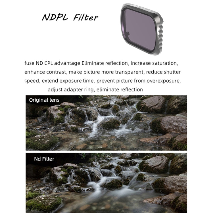 JSR KS ND16PL Lens Filter for DJI Air 2S, Aluminum Frame, ND16PL