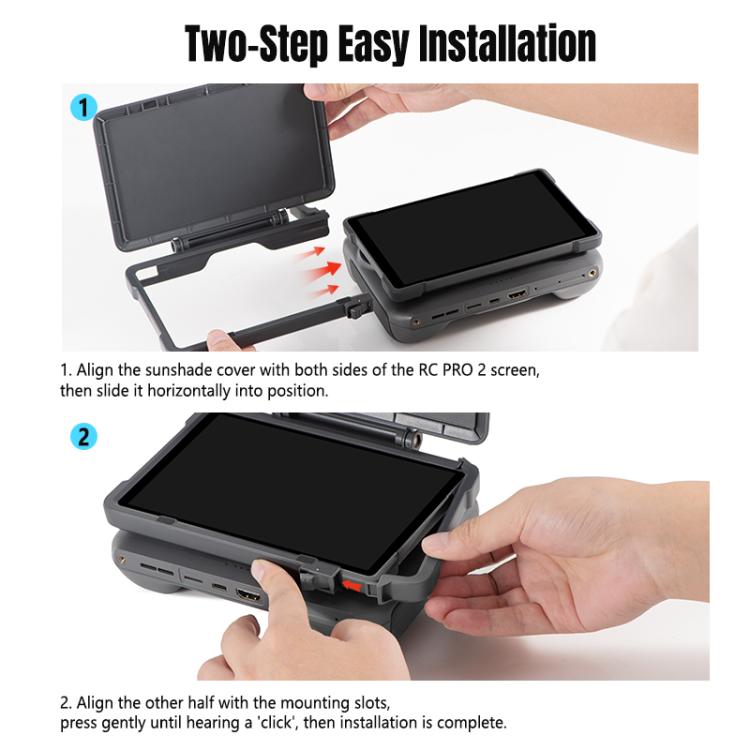 For DJI RC / RC 2 STARTRC Remote Control Sunshade Protection Cover, For DJI RC Pro 2