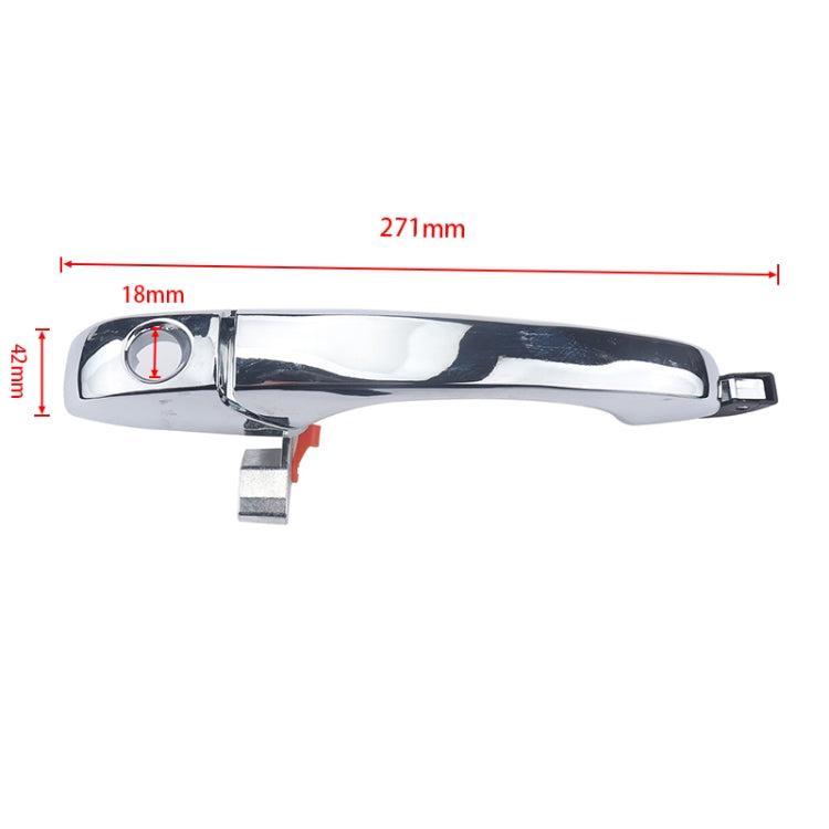 4 PCS A5860 Car Front Outside Door Handle 4589009AH+5065800/1AH for Chrysler 300 2005-2010, A5860