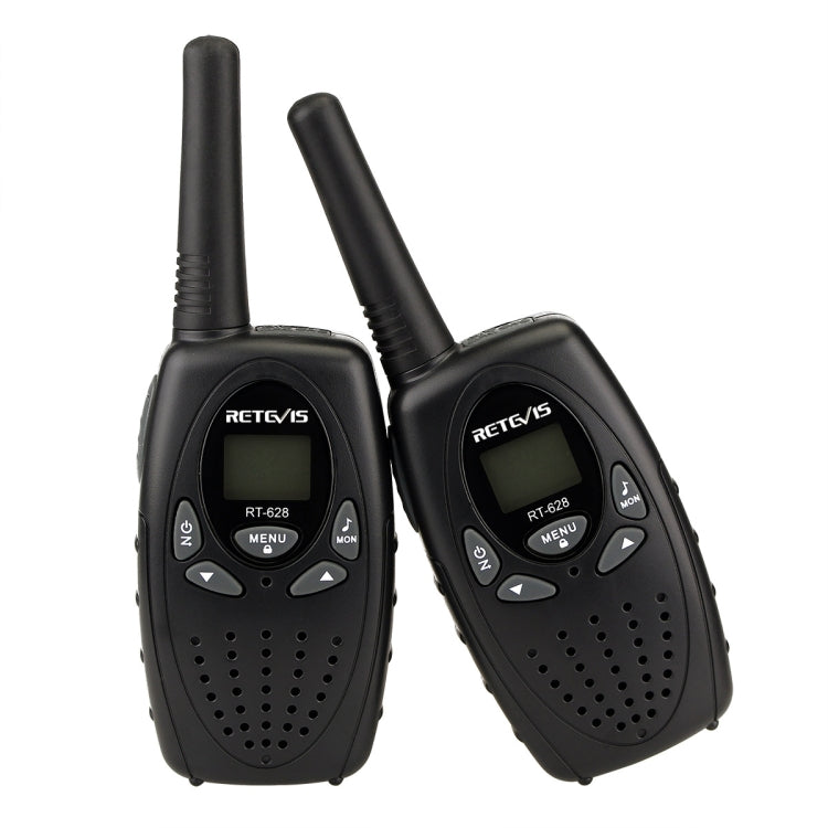 1 Pair RETEVIS RT628 0.5W EU Frequency 446MHz 8CHS Handheld Children Walkie Talkie, RT628(White), RT628(Red), RT628(Black)