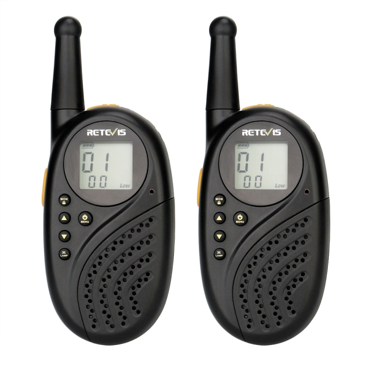 1 Pair RETEVIS RT-35 0.5W US Frequency 462.550-467.7125MHz 22CHS Children Handheld Walkie Talkie, RT-35,US Frequency(Blue), RT-35,US Frequency(Black)