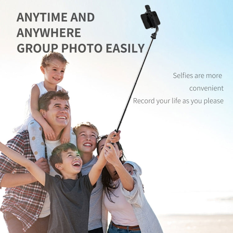 Q02S Fill Light Bluetooth Selfie Stick Tripod Mobile Phone Holder, Q02S(White), Q02S(Black)