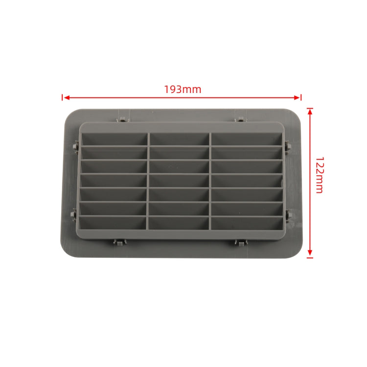 193x122mm Snap-on RV / Bus Oblique Louver Outlet Panel, A6787
