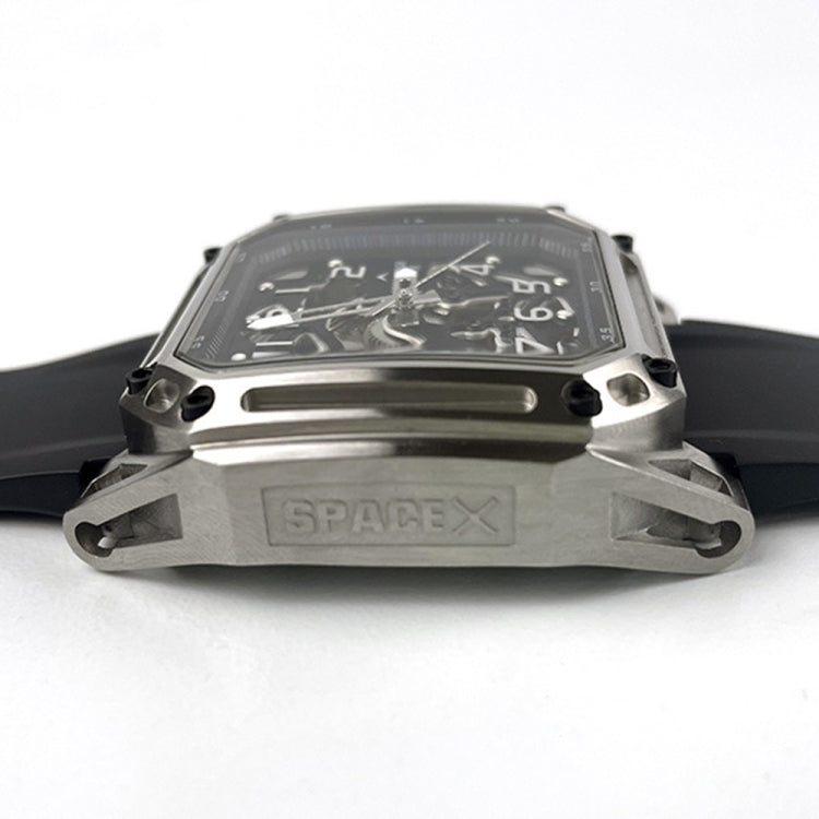 NORTH EDGE Space X Hollow Through The Bottom Automatic Mechanical Luminous Watch For Men, NORTH EDGE Space X Mechanical Watch