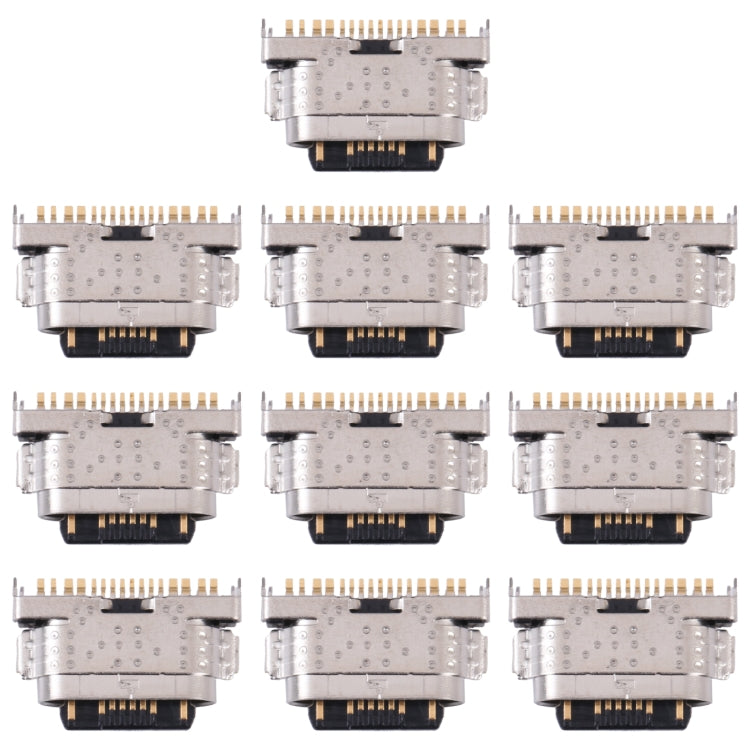10 PCS Charging Port Connector For Xiaomi Redmi Note 11 Pro China, For Xiaomi Redmi Note 11 Pro China, For Xiaomi Redmi Note 11 Pro 4G, For Samsung Galaxy Tab A7 10.4 2020, For Samsung Galaxy Z Fold2 5G, For LG K52/Q52/K62, For Asus Memo Pad 10 ME103K
