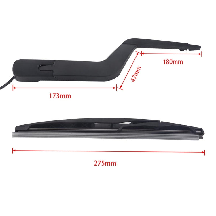 A5305 Car Rear Windshield Wiper Arm Blade Assembly 15276248 for GMC Acadia 2007-2013, A5305