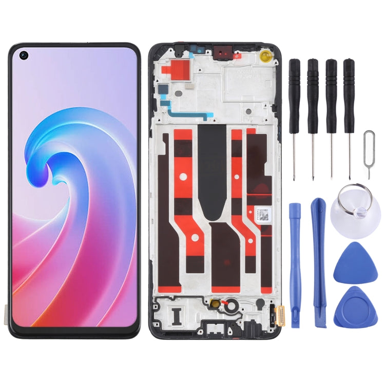 Original LCD Screen and Digitizer Full Assembly with Frame, For OPPO Realme GT Neo2, For vivo Y31S, For OPPO Reno4 Lite/F17 Pro, For OPPO Reno5 4G/Reno5 K, For OPPO Reno5 5G/Find X3 Lite, For OPPO Realme 7 5G, For OPPO A96 China